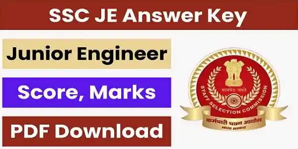 SSC JE Answer Key